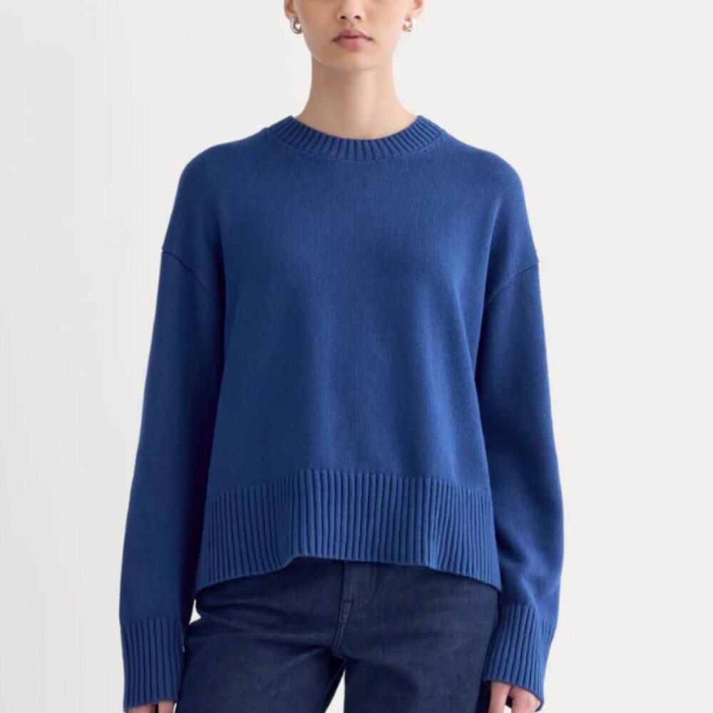 Everlane Boxy Sweater in Everyday Cotton
